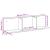 Dulap de perete, lemn vechi, 100x16,5x30 cm, lemn prelucrat GartenMobel Dekor