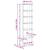 Pantofare, 2 buc., lemn vechi, 28x27x102 cm, lemn prelucrat GartenMobel Dekor