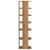 Pantofar, stejar artizanal, 28x27x102 cm lemn prelucrat GartenMobel Dekor