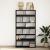 Bibliotecă, negru, 100x33x187,5 cm, lemn prelucrat GartenMobel Dekor