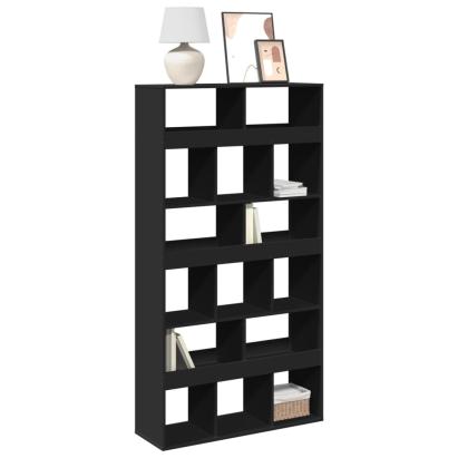 Bibliotecă, negru, 100x33x187,5 cm, lemn prelucrat GartenMobel Dekor