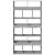 Bibliotecă, gri sonoma, 100x33x187,5 cm, lemn prelucrat GartenMobel Dekor