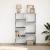 Bibliotecă, gri beton, 100x33x155,5 cm, lemn prelucrat GartenMobel Dekor