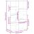 Bibliotecă, lemn vechi, 100x33x155,5 cm, lemn prelucrat GartenMobel Dekor