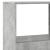 Bibliotecă, gri beton, 100x33x175 cm, lemn prelucrat GartenMobel Dekor