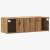 Dulap TV perete, stejar artizanal, 100x30x30 cm, lemn prelucrat GartenMobel Dekor