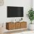 Dulap TV perete, stejar artizanal, 100x30x30 cm, lemn prelucrat GartenMobel Dekor
