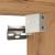 Dulap TV perete, stejar artizanal, 100x30x30 cm, lemn prelucrat GartenMobel Dekor
