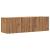 Dulap TV perete, stejar artizanal, 100x30x30 cm, lemn prelucrat GartenMobel Dekor