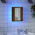 Dulap cu oglindă cu LED de baie, lemn vechi, 40x12x45 cm, lemn GartenMobel Dekor