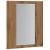Dulap cu oglindă de baie LED stejar artizanal 40x12x45 cm, lemn GartenMobel Dekor