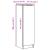 Pantofar, lemn vechi, 29,5x35x100,5 cm, lemn prelucrat GartenMobel Dekor