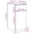 Dulap de birou, stejar artizanal, 33x50x75 cm lemn prelucrat GartenMobel Dekor