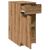 Dulap de birou, stejar artizanal, 33x50x75 cm lemn prelucrat GartenMobel Dekor