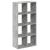 Bibliotecă/separator cameră gri beton 69,5x29x137,5 cm lemn GartenMobel Dekor