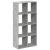 Bibliotecă/separator cameră gri beton 69,5x29x137,5 cm lemn GartenMobel Dekor
