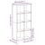 Bibliotecă/separator cameră stejar fumuriu 69,5x29x137,5cm lemn GartenMobel Dekor