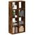 Bibliotecă/separator cameră stejar fumuriu 69,5x29x137,5cm lemn GartenMobel Dekor