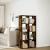 Bibliotecă/separator cameră stejar fumuriu 69,5x29x137,5cm lemn GartenMobel Dekor