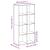Bibliotecă/separator cameră gri sonoma 69,5x29x137,5 cm lemn GartenMobel Dekor