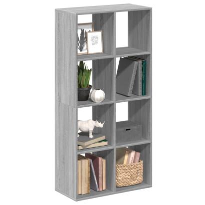 Bibliotecă/separator cameră gri sonoma 69,5x29x137,5 cm lemn GartenMobel Dekor