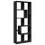 Bibliotecă/separator cameră negru 67x25x161,5 cm lemn prelucrat GartenMobel Dekor