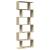 Bibliotecă/separator 6 niveluri stejar sonoma 70x24x193 cm lemn GartenMobel Dekor
