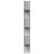 Bibliotecă/separator 6 niveluri sonoma gri 70x24x193 cm lemn GartenMobel Dekor