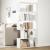 Bibliotecă/separator cameră 5 niveluri, alb, 70x24x161 cm, lemn GartenMobel Dekor