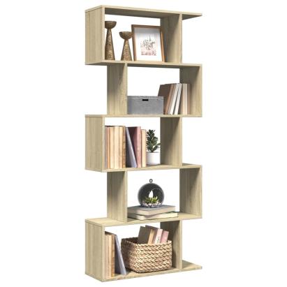 Bibliotecă/separator 5 niveluri stejar sonoma 70x24x161 cm lemn GartenMobel Dekor