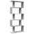 Bibliotecă/separator 5 niveluri gri beton 70x24x161 cm lemn GartenMobel Dekor