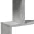 Bibliotecă/separator 5 niveluri gri beton 70x24x161 cm lemn GartenMobel Dekor