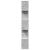 Bibliotecă/separator 5 niveluri gri beton 70x24x161 cm lemn GartenMobel Dekor