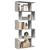 Bibliotecă/separator 5 niveluri gri beton 70x24x161 cm lemn GartenMobel Dekor