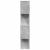Bibliotecă/separator 4 niveluri gri beton 70x24x129cm lemn GartenMobel Dekor