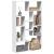 Bibliotecă, alb, 72x20x120 cm, lemn prelucrat GartenMobel Dekor