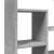 Bibliotecă, gri beton, 72x20x120 cm, lemn prelucrat GartenMobel Dekor