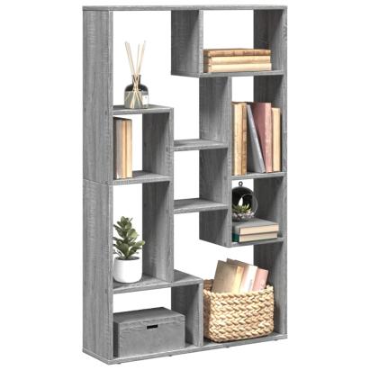 Bibliotecă, gri sonoma, 72x20x120 cm, lemn prelucrat GartenMobel Dekor