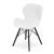 Set 4 scaune stil scandinav, Artool, Lago, piele ecologica, lemn, alb si negru, 47.5x52x74 cm GartenVIP DiyLine