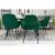 Set 2 scaune bucatarie/living,  Artool, Lugo, catifea, metal, verde si negru, 57.5x56.5x86.5 cm GartenVIP DiyLine