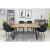 Set 2 scaune bucatarie/living,  Artool, Lugo, catifea, metal, negru, 57.5x56.5x86.5 cm GartenVIP DiyLine