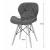 Set 4 scaune stil scandinav, Artool, Lago, piele ecologica, lemn, roz, 47x52x73 cm GartenVIP DiyLine