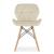 Set 4 scaune stil scandinav, Artool, Lago, catifea, lemn, bej, 47x52x74 cm GartenVIP DiyLine