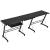 Birou calculator pe colt, convertibil, otel, MDF, cu raft tastatura, negru, max 20 kg, 130x130x73.5 cm GartenVIP DiyLine