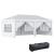 Pavilion pentru gradina/comercial, cadru metalic, material Oxford, 6 pereti, pliabil, alb, 5.85x2.95x2.70 m GartenVIP DiyLine