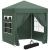 Pavilion pentru camping, cadru metalic, 4 pereti, pliabil, verde, 2x2x2.4 m GartenVIP DiyLine