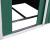 Casuta/magazie/sopron de gradina pentru depozitare unelte, cu structura baza inclusa, otel si PP, verde, 277x195x192 cm GartenVIP DiyLine