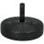 Suport pentru umbrela 38-48 mm, rotund, HDPE si otel, imitatie ratan, negru, 51x36 cm GartenVIP DiyLine