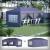 Pavilion pentru gradina/comercial, cadru metalic material Oxford, 6 pereti, cu geanta, albastru, 5.85x2.95x2.70 m GartenVIP DiyLine