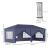 Pavilion pentru gradina/comercial, cadru metalic material Oxford, 6 pereti, cu geanta, albastru, 5.85x2.95x2.70 m GartenVIP DiyLine